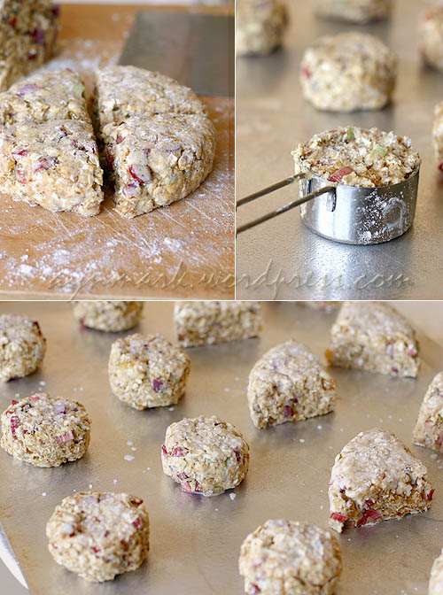 Rhubarb Scones